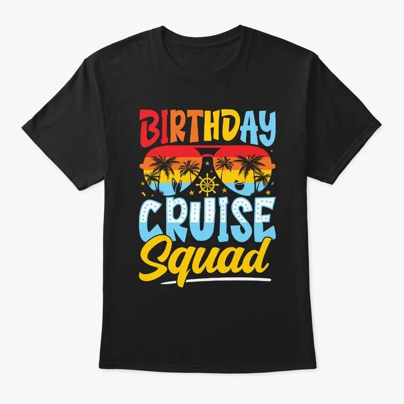 Birthday-cruise-squad-T-Shirt-Summer