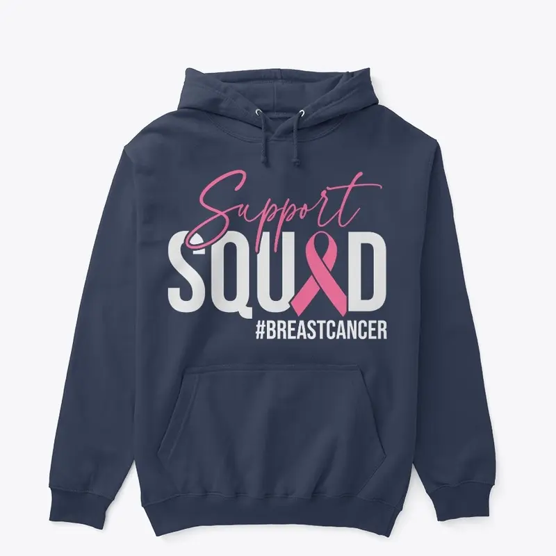  T-shirt Support Squad #breastcancer