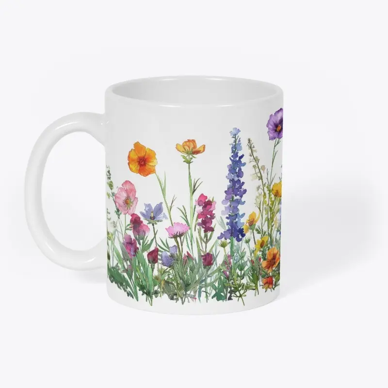 Wildflowers Meadow Mug Wrap